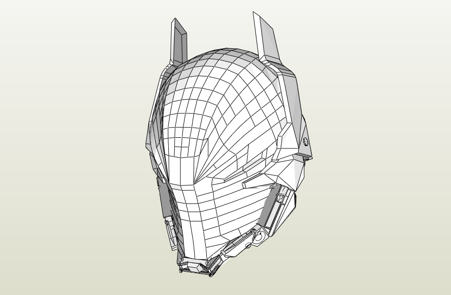 Batman Arkham Knight helmet