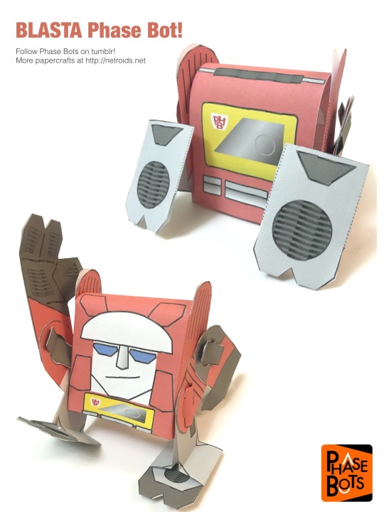 Blaster Transformer PhaseBot Fan Art