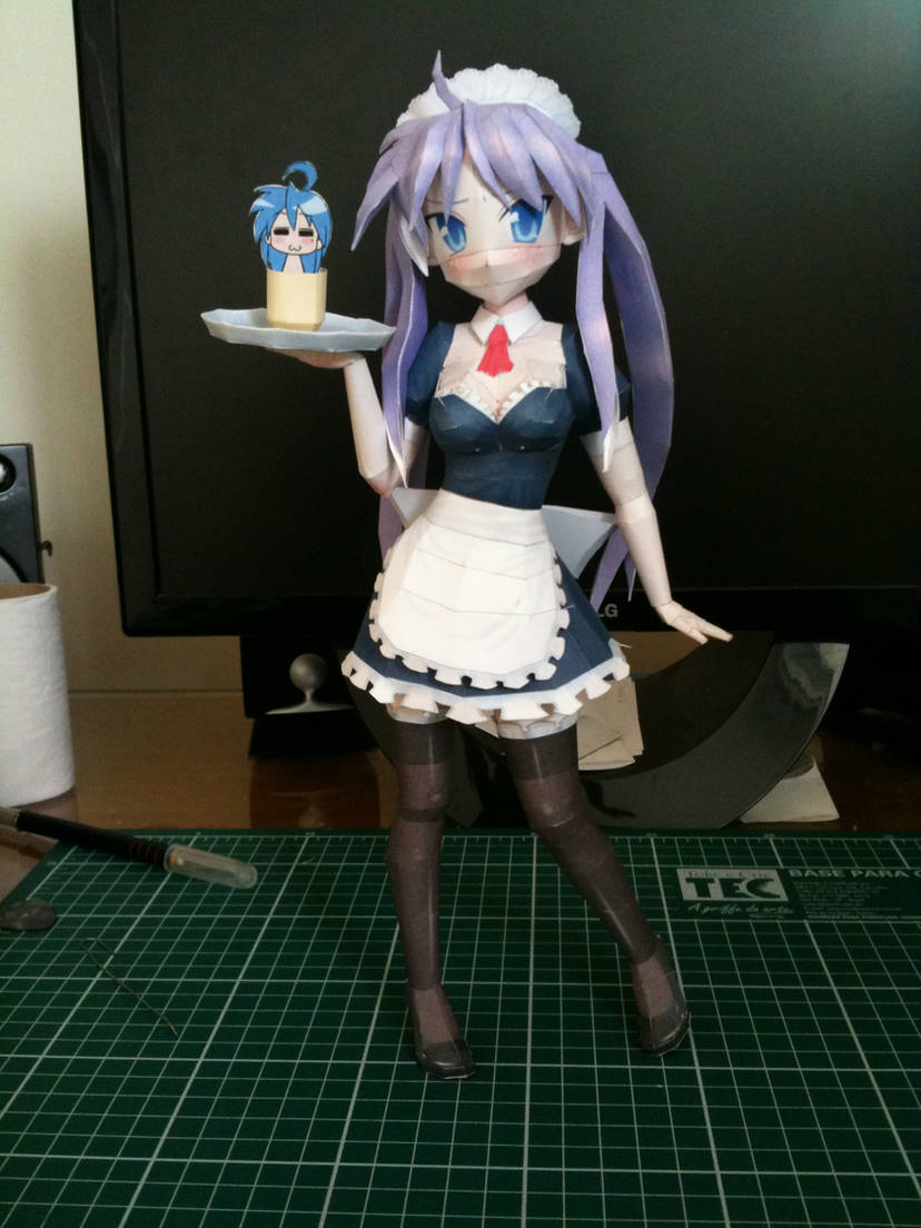 Kagami Hiiragi Maid Lucky star